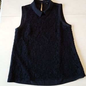 Ann Taylor | Lace Sleveless Top